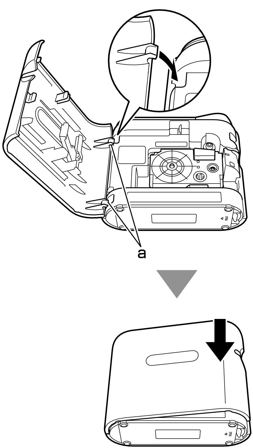 Installing a tape cartridge07